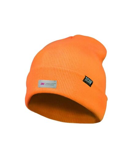 Hi-vis Beanie Hat Orange Scan
