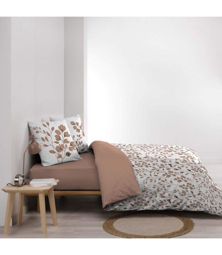 Parure de Lit 3 Pièces Maiwen 200x200cm Mocha