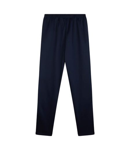 Mens Knitted Stretching Tapered Leg Jogging Bottoms Navy Canterbury