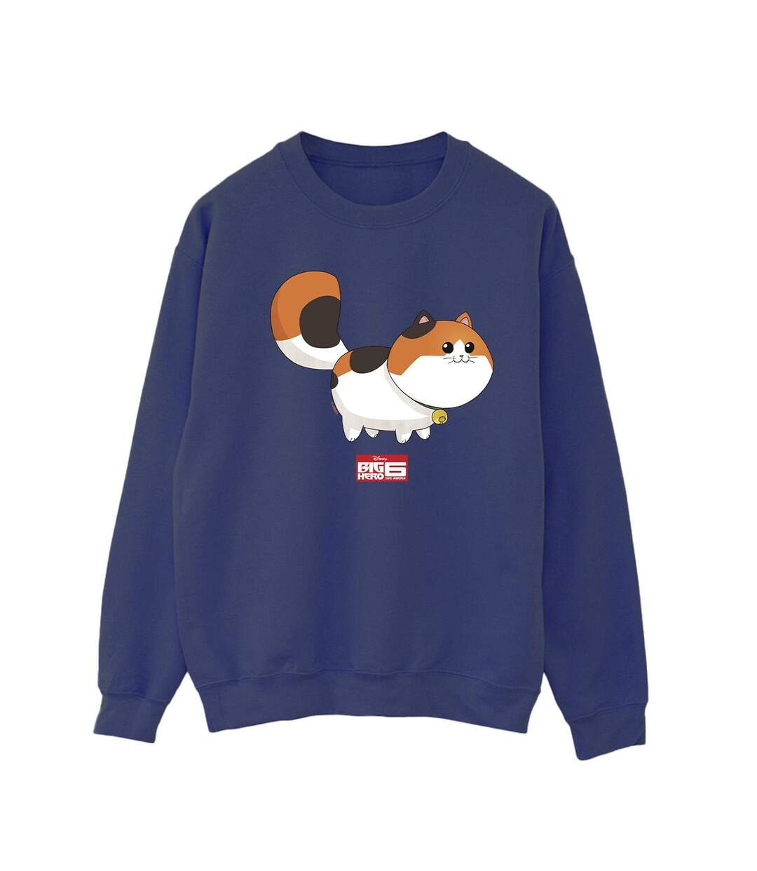 Disney - Sweat BIG HERO BAYMAX KITTEN POSE - Femme (Bleu marine) - UTBI11853-1