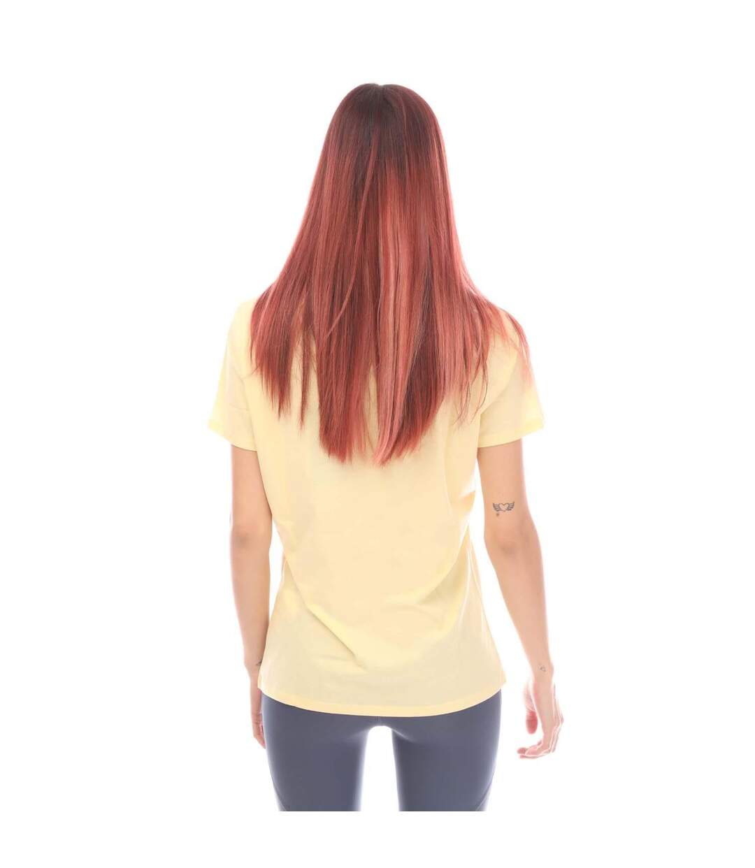 T-shirt femme jaune Boss-2