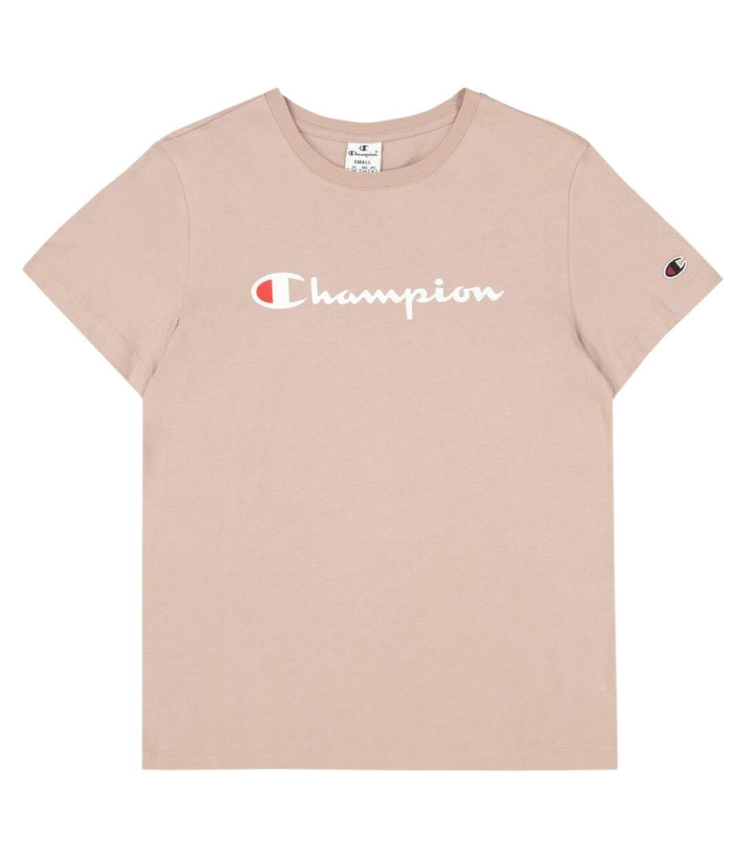 T-shirt Femme Beige Rose Champion-2