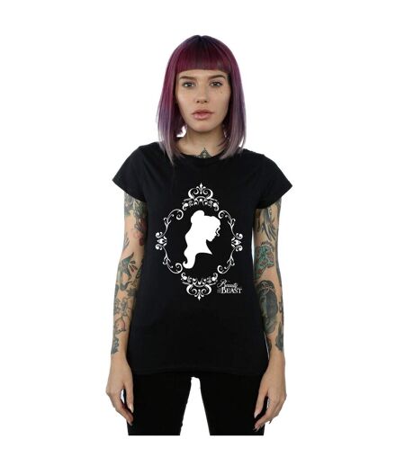 Disney Princess - T-shirt BELLE SILHOUETTE - Femme (Noir) - UTBI36813