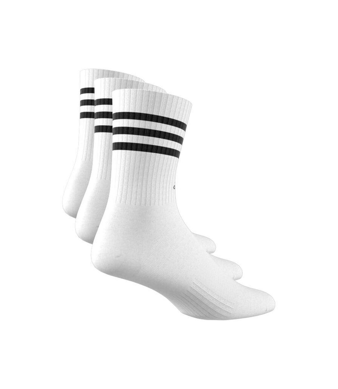 Chaussettes Style 3 Rayures Adulte Blanc Adidas-2