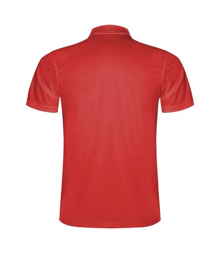 Roly Mens Monzha Short-Sleeved Polo Shirt (Red)