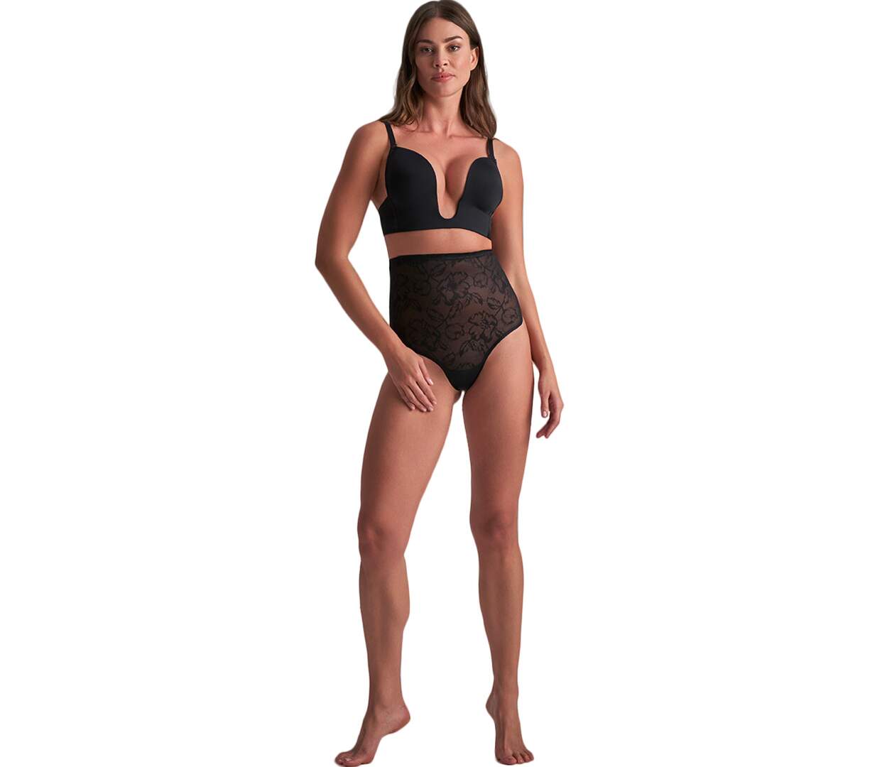 String shapewear taille ultra haute en dentelle Lacy Bye Bra-4