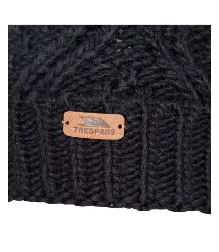 Womens/ladies zyra knitted beanie black Trespass