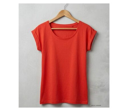 Tee-shirt MAYFLOWER DELHI1 sans manches : l'éclat vitaminé en coton flammé