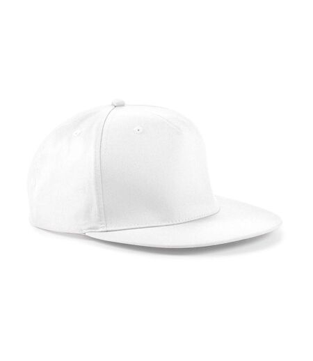 Casquette 5 panneaux style rappeur adulte - B610 - blanc