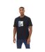 T-shirt Barragan Homme Bleu Foncé Boss-1