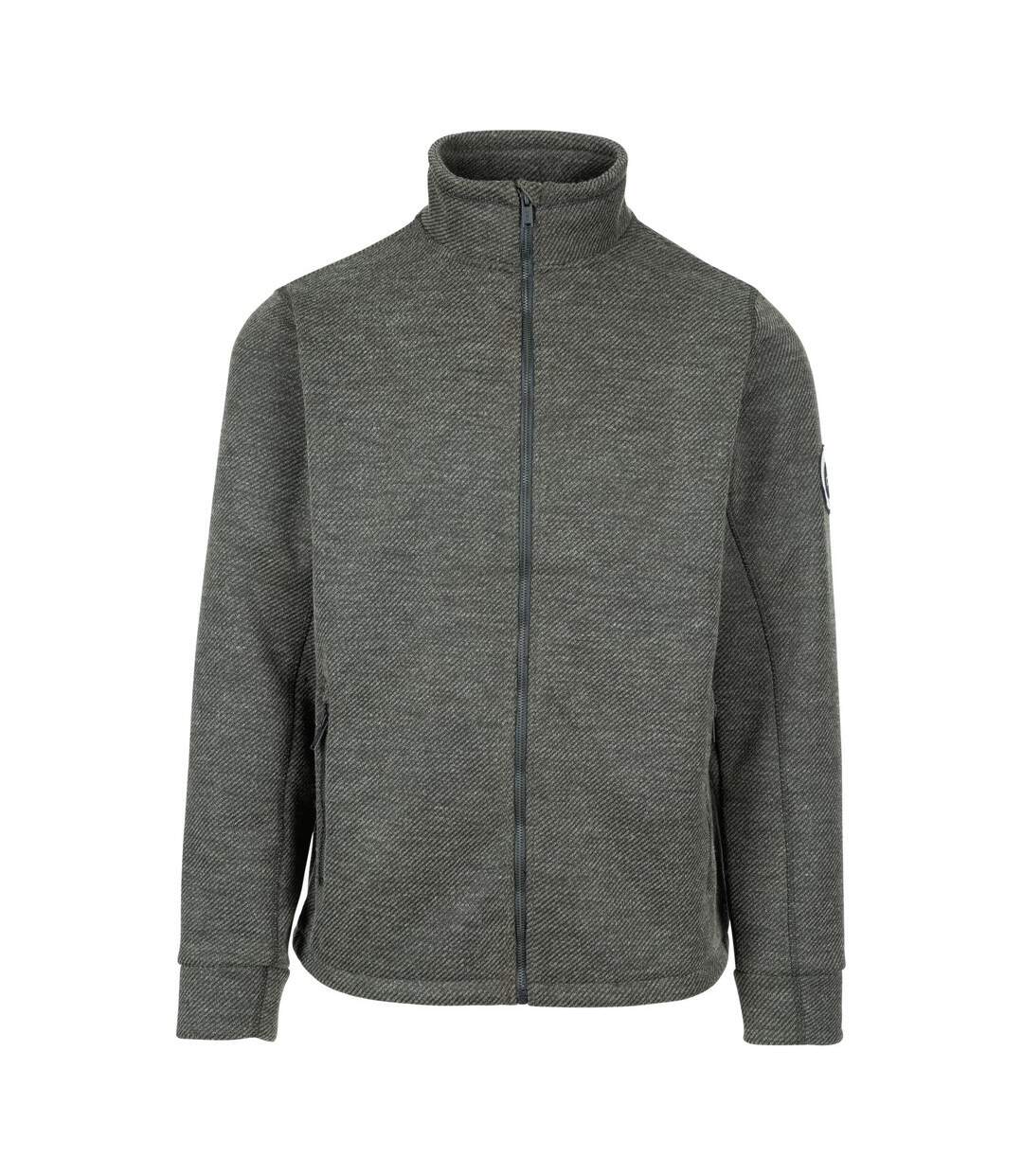 Mens Brack Dlx Fleece Jacket Ivy Trespass-1