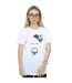 Disney Womens/Ladies Aladdin Movie Genie Blue Face Cotton Boyfriend T-Shirt (Blanc) - UTBI8094-2