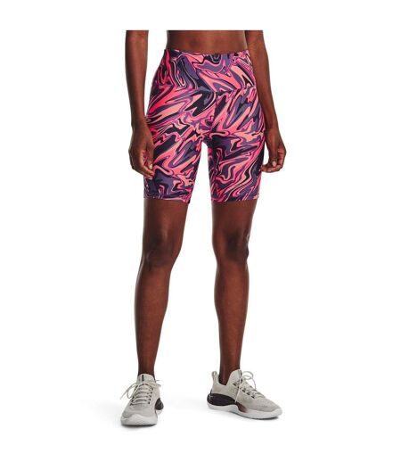 Cuissard De Cyclisme Motif/style Marbre Abstrait Femme Rose Under Armour
