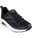 Womens/ladies Tres Air Uno Glitter Trainers Black Skechers-1