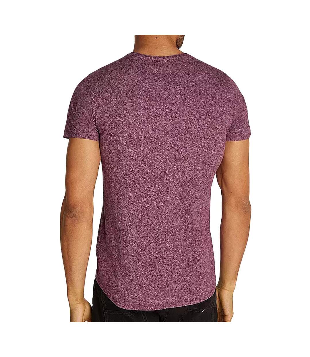 T-shirt violet homme tommy hilfiger  slim jaspe - m-2