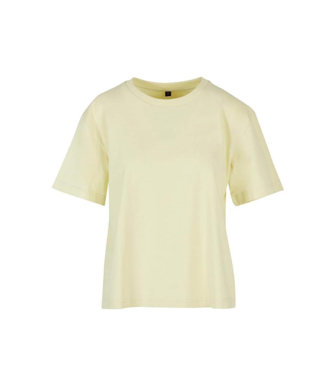 T-shirt Pour Femmes/femmes Jaune Tendre Build Your Brand-1