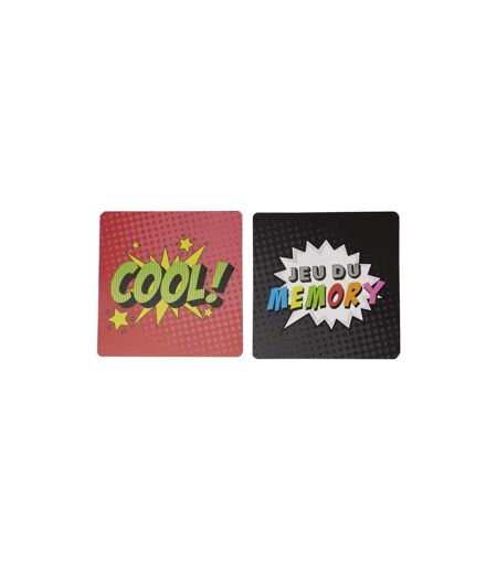 Jeu du Memory Géant 30 Cartes 20cm Multicolore