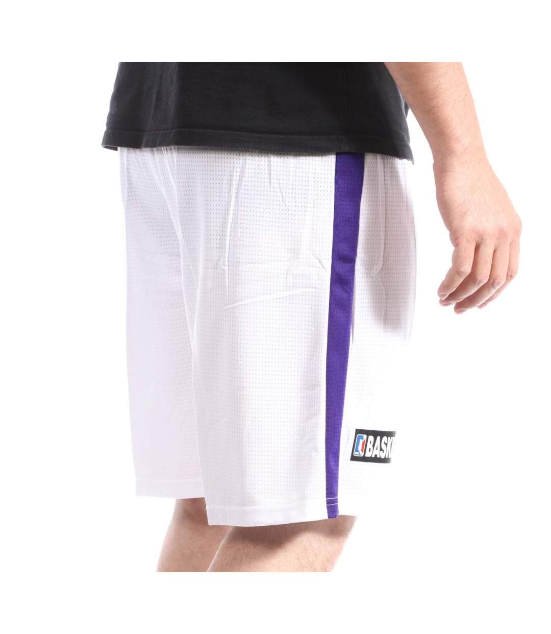 Short basketall blanc homme sport zone los angeles lakers-2