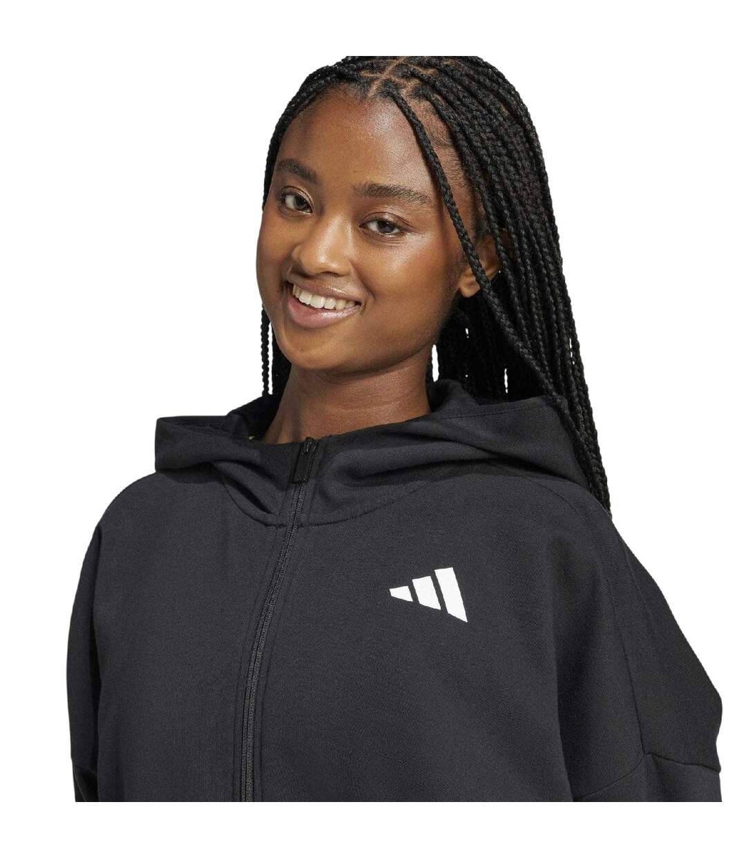 Veste À Capuche Motif/style Logo Sportswear Future Icons Femme Noir Adidas-4