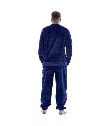 Ensemble De Pyjama Long Homme Bleu Marine Keanu