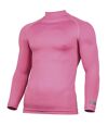 Rhino Mens Thermal Underwear Long Sleeve Base Layer Vest Top (Pink)