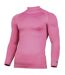 Rhino Mens Thermal Underwear Long Sleeve Base Layer Vest Top (Pink) - UTRW1276