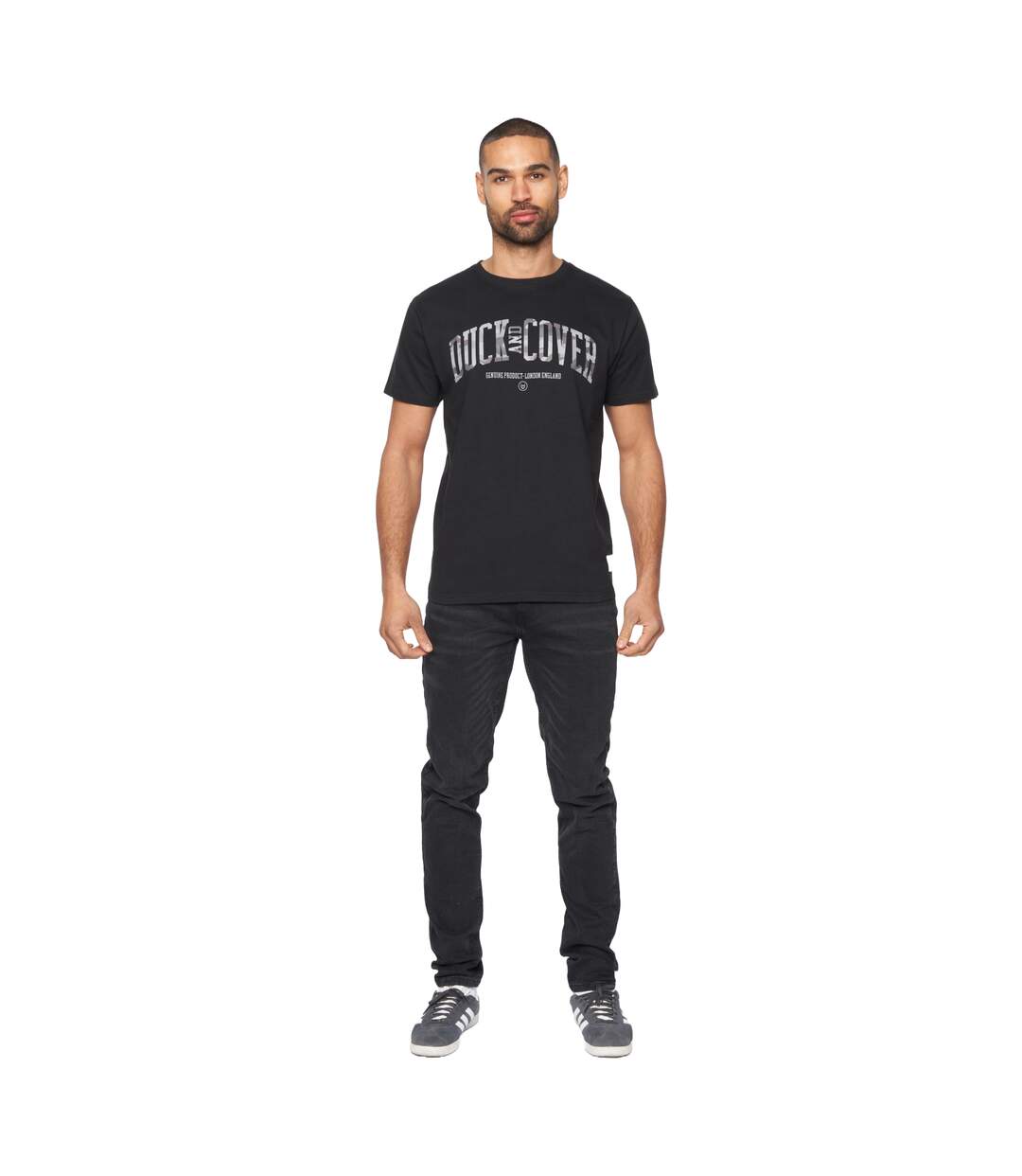 T-shirt shaffer homme noir Duck and Cover