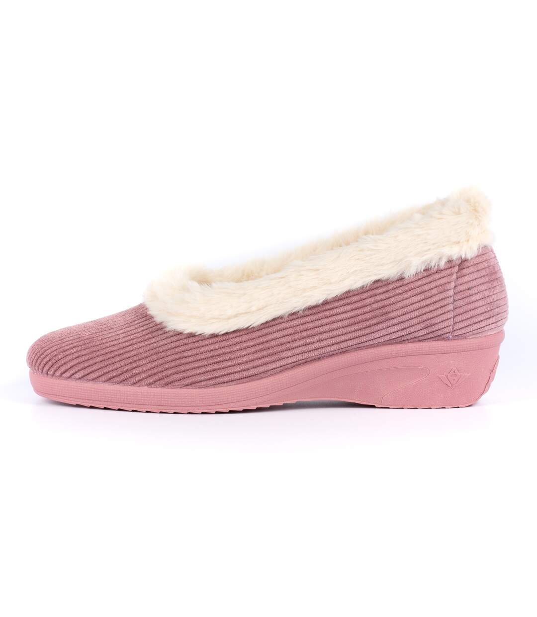 Chaussons glynis femme rose Lunar-2