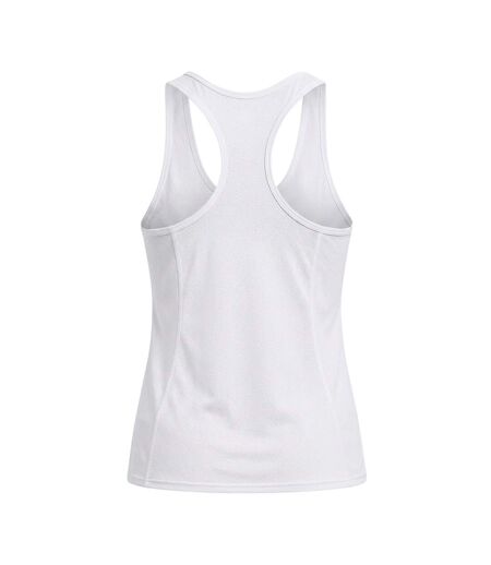 Débardeur Sans Manches Tech Femme Blanc Noir Under Armour