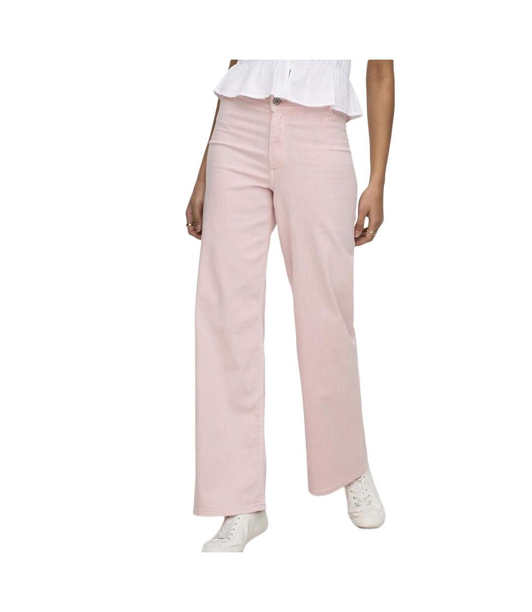 Jean loose fluide rose femme jdy iris-1