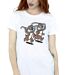 Disney Femme/Les femmes Chip 'n Dale Glasses Cotton Boyfriend T-Shirt (Blanc) - UTBI18719-3