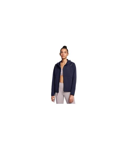 Womens/ladies Unstoppable Two Tone Sweat Jacket Blue Under Armour