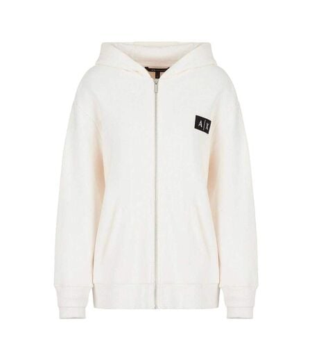 Sweat À Capuche Femme Blanc Armani Exchange