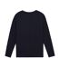 T-Shirt manches longues marine foncé femme tbs lugdotee-2