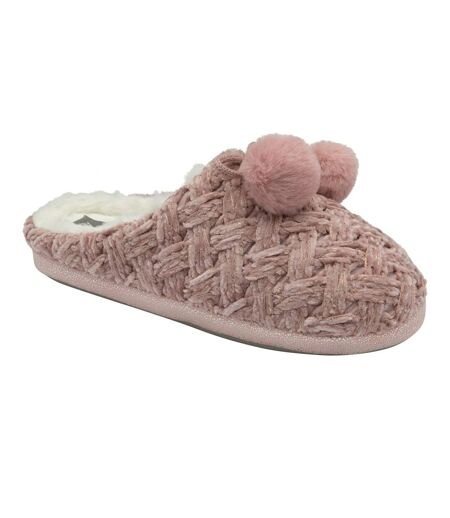 Chaussons Mules Femme Rose Dunlop