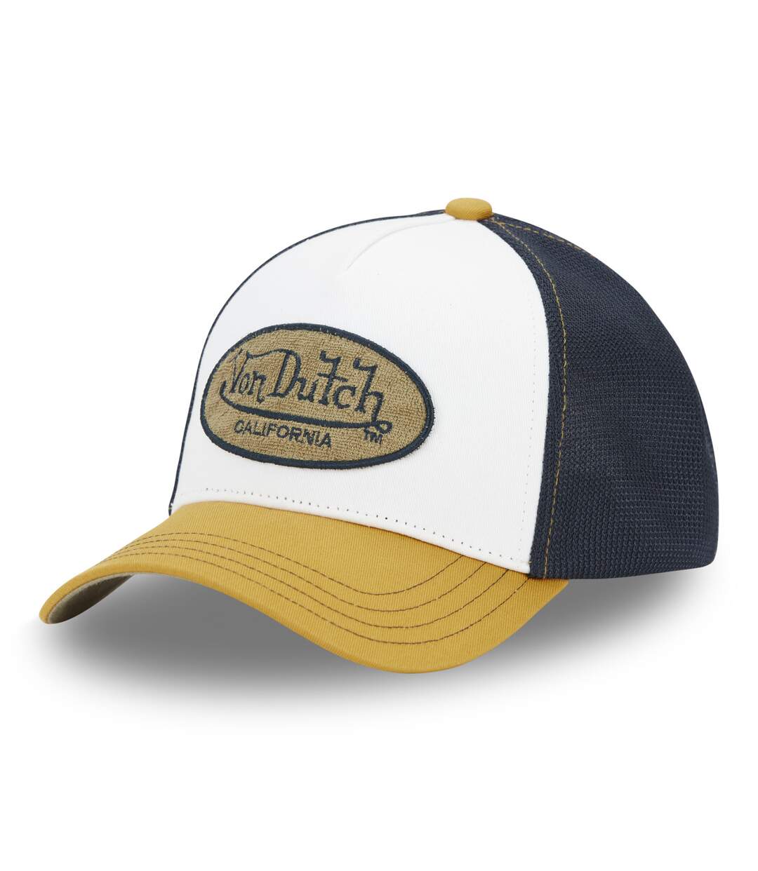 Casquette baseball avec filet et patch en bouclette et broderie Terry Vondutch-1