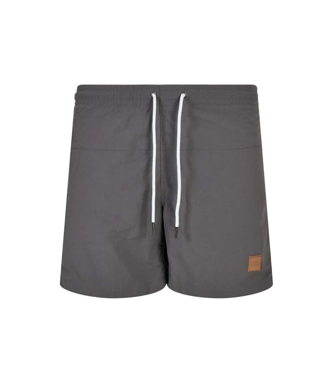 Short De Bain Motif/style Bloc Homme Gris Foncé Urban Classics-1
