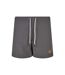 Short De Bain Motif/style Bloc Homme Gris Foncé Urban Classics-1