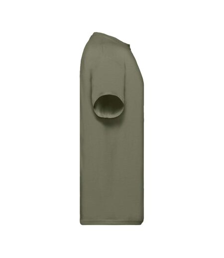 Mens Super Premium T-shirt Classic Olive Fruit Of The Loom
