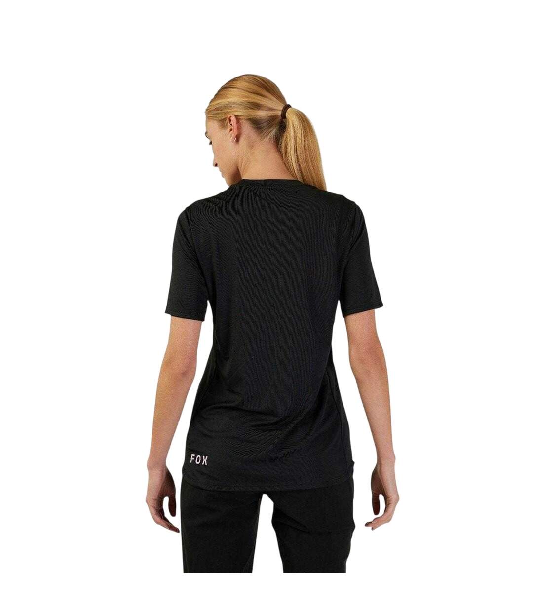 T-shirt Motif/style Logo Ranger Femme Noir Fox-2