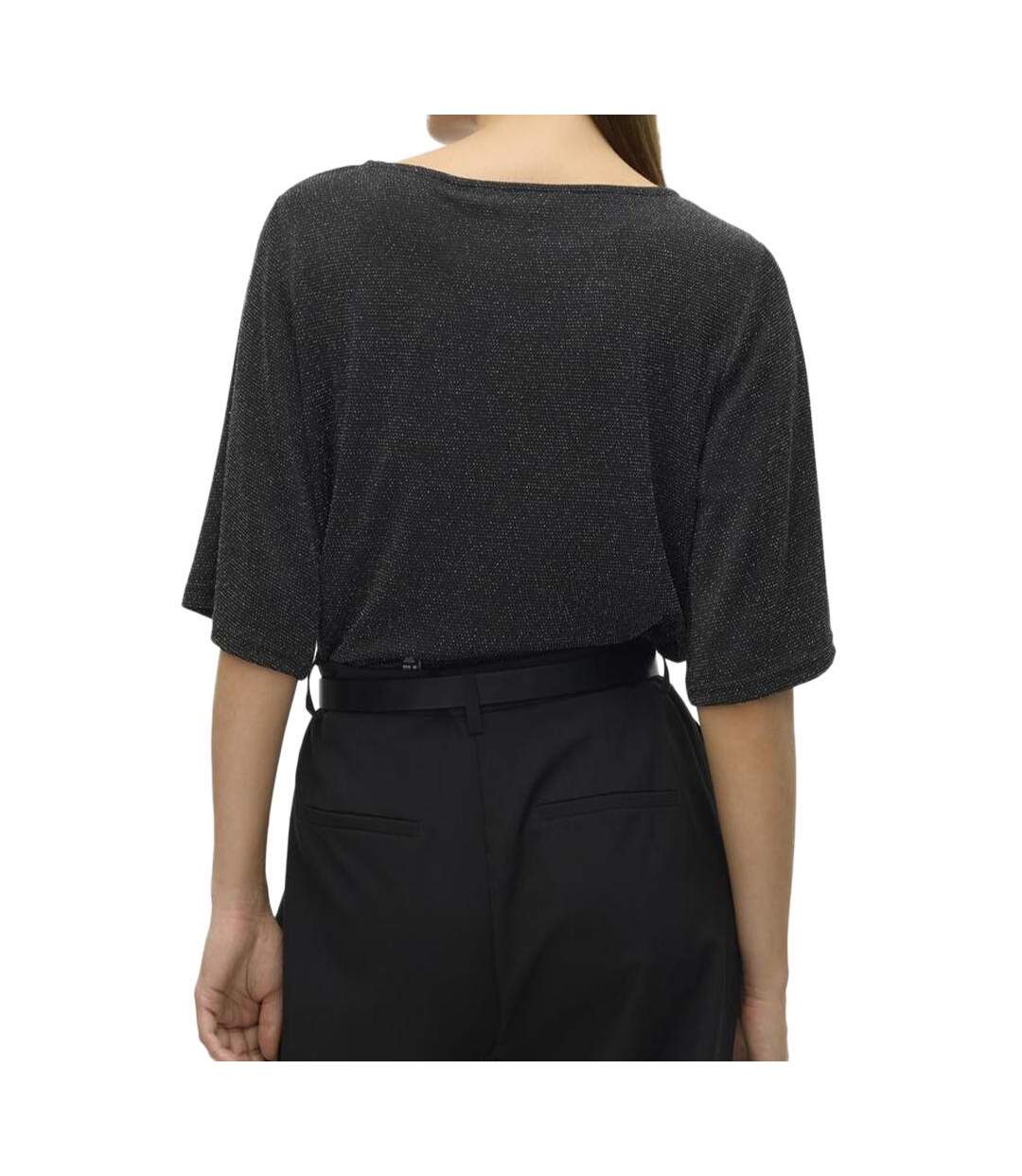 Top Noir/Argenté Femme Vero Moda Kanva - L-2