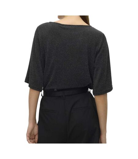 Top Noir/Argenté Femme Vero Moda Kanva - L