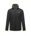 Veste Hybride Chinée À Capuche Andreson Homme Noir Jaune Sombre Regatta-2