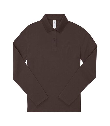 Chemisier Manches Longues My Polo Femme Café Torréfié B&C