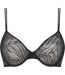 Womens/ladies Demi Unlined Bra Black Calvin Klein-2