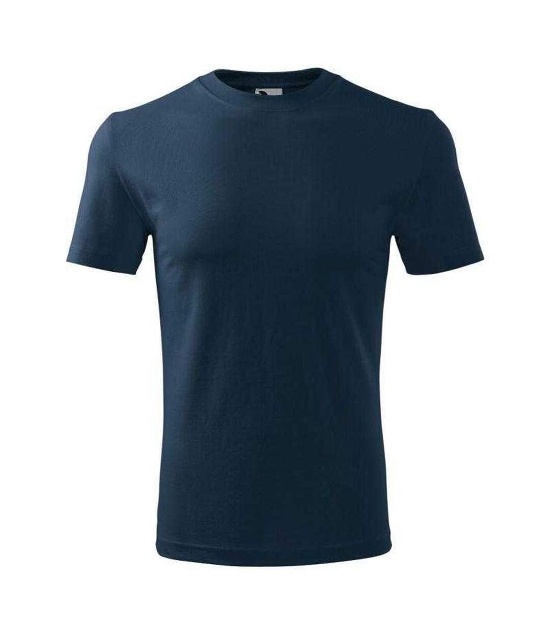 T-shirt Classic New Homme Bleu Marine Foncé Malfini-1