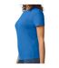 Womens/ladies soft midweight t-shirt royal blue Gildan