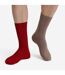 Lot de 2 paires de Chaussettes Mi-Hautes Bambou-2