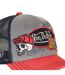 Casquette trucker filet effet usé avec patch et print Patches18 Vondutch-3