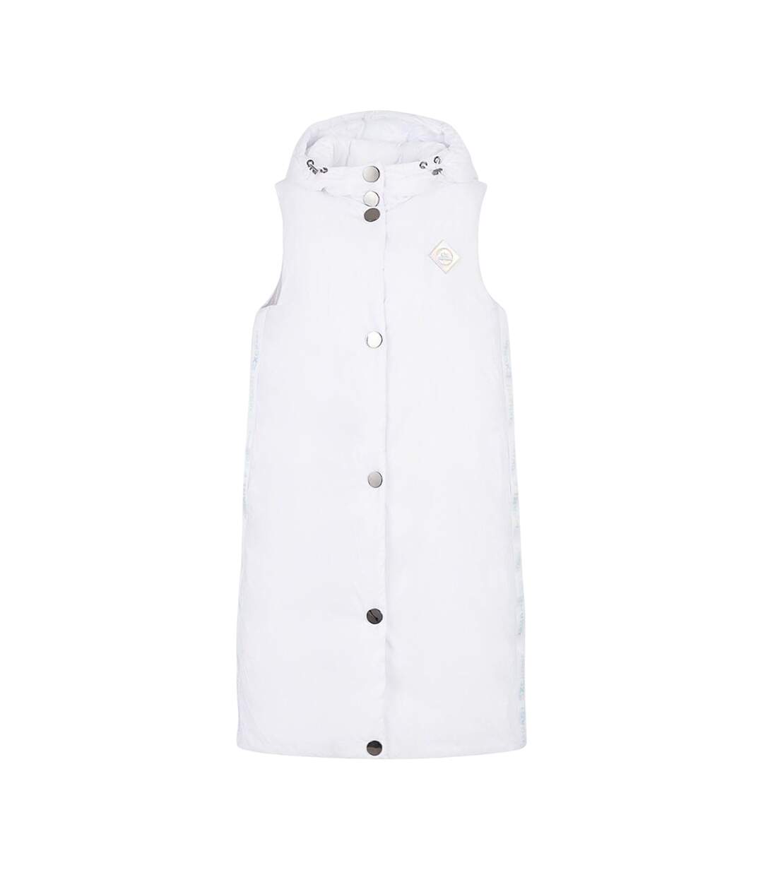 Doudoune Sans Manches Motif/style Matelassé Femme Blanc Armani Exchange-1